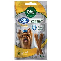Лакомство для собак мелких пород "Палочки жевательные" DENTAL NORM, 90г (уп.6шт.), 90 г