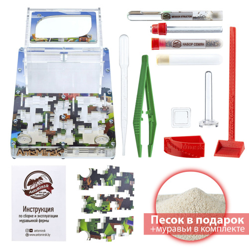 Стартовый комплект с муравьями XXL Minecraft