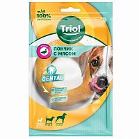 Пончик жевательный для собак с мясом утки DENTAL, 10см (уп.1шт.)