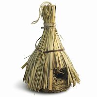 Гнездо-домик для птиц с соломенной крышей, d120*270мм