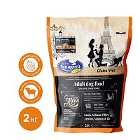 Корм для взрослых собак всех пород с чувствительным пищеварением с ягненком, лососем и рисом Adult lamb&salmon&rice, 2 кг