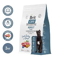 Сухой корм для здоровья суставов взрослых собак крупных пород с индейкой и уткой Dog Adult Large Chondroprotectors, 3 кг