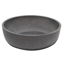 Миска NATURAL из бамбука на резинке "Графит", 0,57л