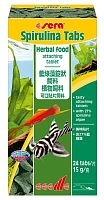 Sera Корм таблетки для всех рыб "Spirulina Tabs", 24 таб., 14 г.