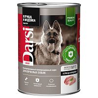 Консервы (паштет) для взрослых собак с курицей и индейкой, 410 г