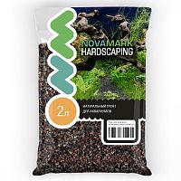 Грунт для аквариума NOVAMARK HARDSCAPING Коричневый песок 2,0-5,0 мм (River Brown), 2л