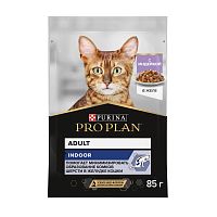 Влажный корм PRO PLAN® INDOOR для взрослых кошек, живущих дома, с индейкой в желе, 85 г x 26 шт.