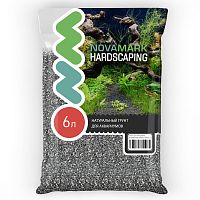 Грунт для аквариума NOVAMARK HARDSCAPING Бело-серый песок 1-3 мм (River Salt&Pepper), 6л