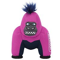 Игрушка для собак Mightus Горилла J-Rilla с пищалкой M/L, розовая, 27 см