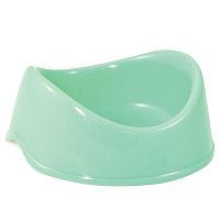 Миска пластиковая "Бисквит", 0,4л, бирюзовая