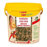 Sera Корм хлопья для усиления окраса у всех рыб "San Nature", 10 л., 2 кг.