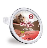Ламистер Professional Line Miglior gatto Steril Beef  д/стерилизованных кошек мусс с говядиной, 85г